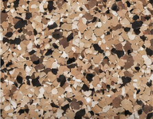 Sandstone epoxy flake color sample — UES Solutions